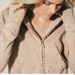 Frank & Eileen Tee Lab Naked Splatter Zip Hoodie XS